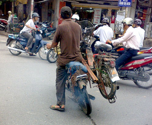 Phương tiện tham gia giao thông chỉ có ở Việt Nam.